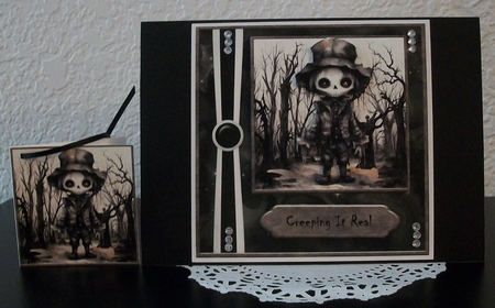 Gothic Cute Skeleton by Teddi Phillips