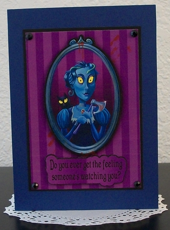 Spooky Photograph Halloween Card by Teddi Phillips