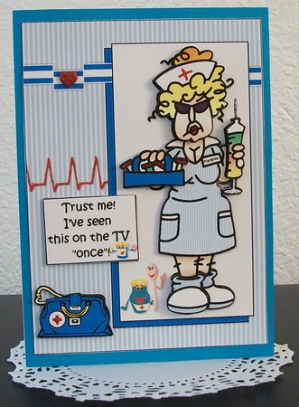 Nurse Margret Get Well Soon Humourus by Teddi Phillips
