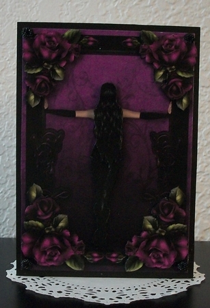 Stunning Purple & Black Gothic by Teddi Phillips