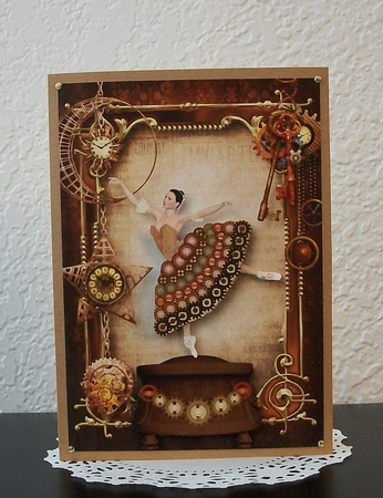 Steampunk Ballerina Music Box by Teddi Phillips