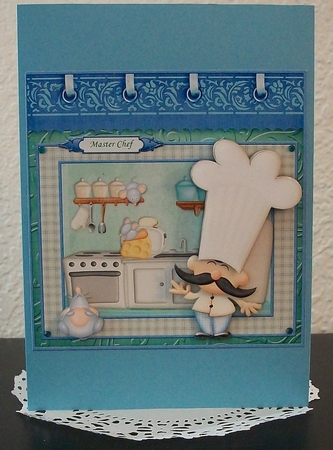 Master Chef 8x8 Mini Kit & Decoupage for Men by Teddi Phillips