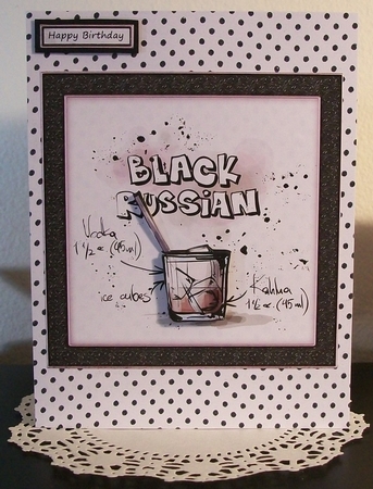 Cocktail Recipe-black & White Russian by Teddi Phillips