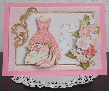 Retail Therapy is Cheaper Than Real Therapy Decoupage by Teddi Phillips