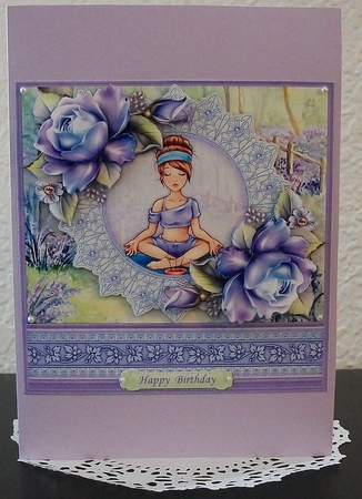Yoga the Mind Easily Goes Blank Mini Kit & Decoupage by Teddi Phillips