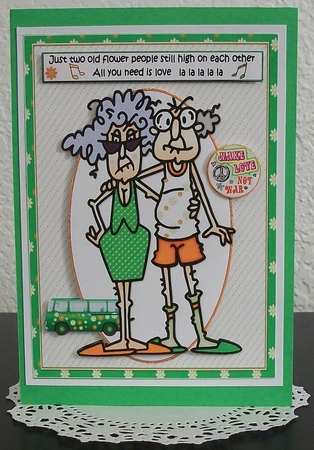 Stella and Gus All You Need is Love Quick Card by Teddi Phillips