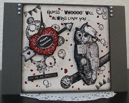 Romantic Steampunk Owl Mk by Teddi Phillips