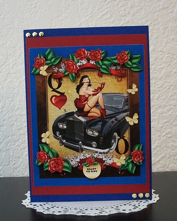 Queen of Hearts Decoupage Mini Kit by Teddi Phillips