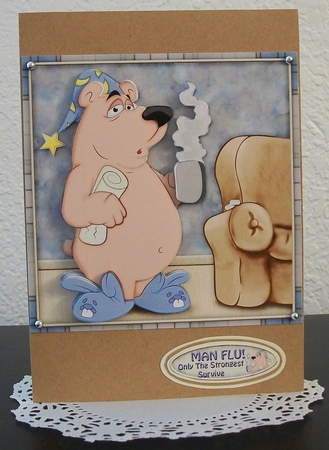 Man Flu - only the Strongest Survive by Teddi Phillips