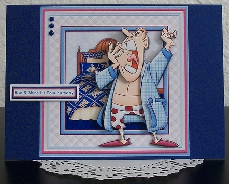 Wake Up Grumpy 8x8 Humorous Mini Kit & Decoupage by Teddi Phillips