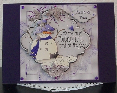 Snowman Most Wonderful Time of the Year Mini Kit by Teddi Phillips
