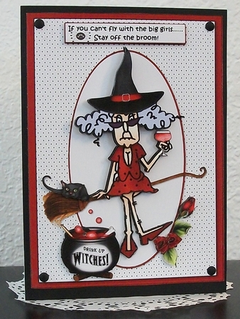 Stella Flys with the Big Girls Birthday/halloween by Teddi Phillips