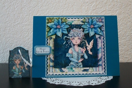 Cardtopper Hope Peace Joy 621 by Teddi Phillips