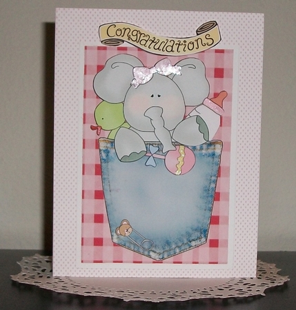 A4 Girly Elephant by Teddi Phillips