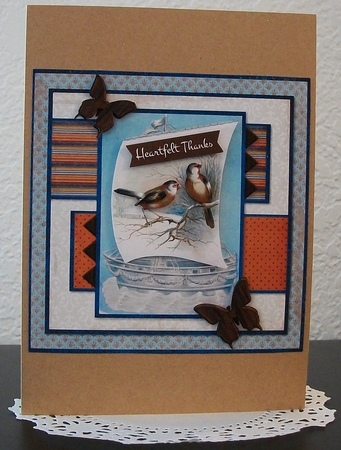 Sailing Winter Birds Masculine Male Birthday Retirement by Teddi Phillips