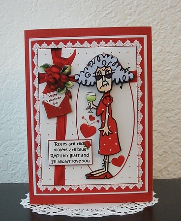 Stella and Her Valentine Glass by Teddi Phillips