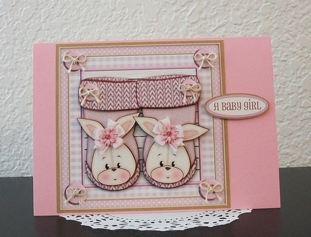 New Baby Girl Rabbit Boots with Ages 1 to 2 Yrs by Teddi Phillips