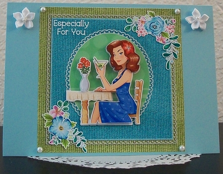 Lady With Cocktail Minikit by Teddi Phillips