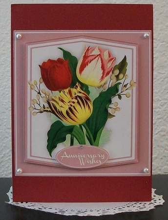 Beautiful Tulips and Babys Breath by Teddi Phillips