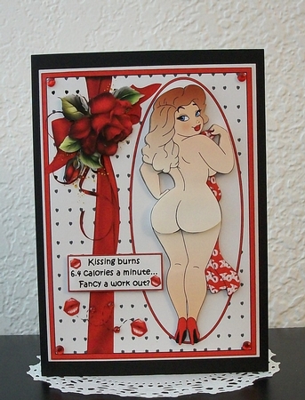 foxy lady Valentine kisses  by Teddi Phillips