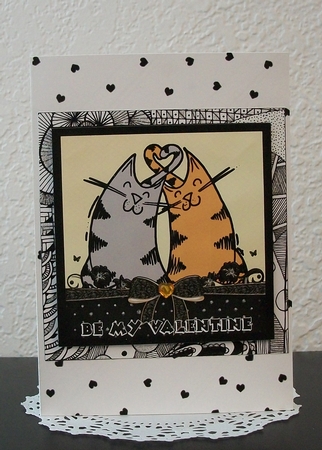 Be My Valentine Cats by Teddi Phillips