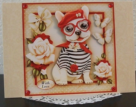 Cute Puppy Card Mini Kit by Teddi Phillips