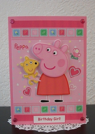 Peppa Pig A5 Decoupage by Teddi Phillips