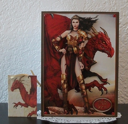 Gina Warrior Princess 4 Sheet Mini Kit (Red) by Teddi Phillips
