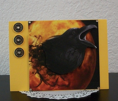 All Hallows Eve - The Day Of The Dead 39 - Special 3D Decoupage + Insert & Tag by Teddi Phillips