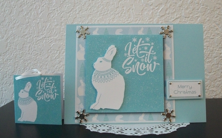 Christmas Jumper Arctic Hare by Teddi Phillips
