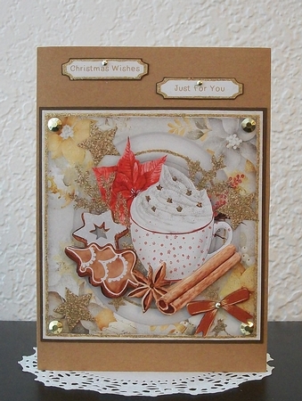 Yummie Ginger Bread Biscuits and Christmas Coffee by Teddi Phillips