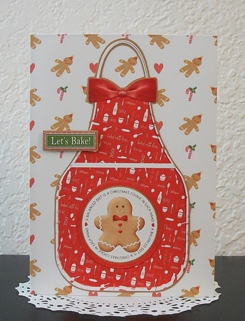 CHRISTMAS APRON  by Teddi Phillips