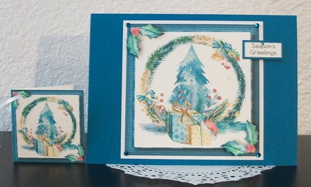 Beautiful Teal Christmas by Teddi Phillips