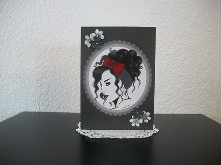 Black & White Glamour Girl Toppers 2 by Teddi Phillips