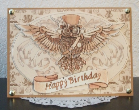 Steampunk Owl by Teddi Phillips