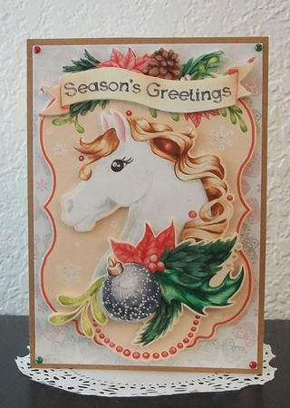Festive Friends Horse by Teddi Phillips