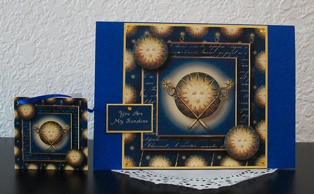 The Sun - Blue by Teddi Phillips