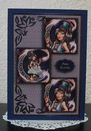 Three Wishes Three Square Quick Card by Teddi Phillips