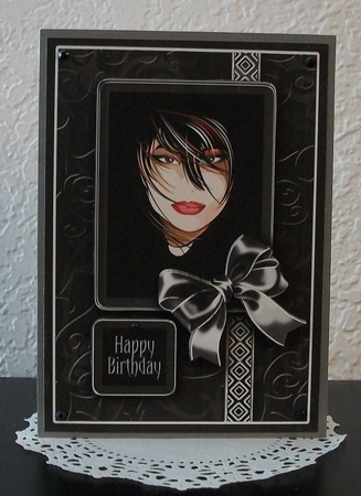 Mysterious Lady Decoupage by Teddi Phillips