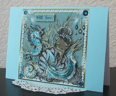 Ethnic  Mermaid Mini Kit  by Teddi Phillips