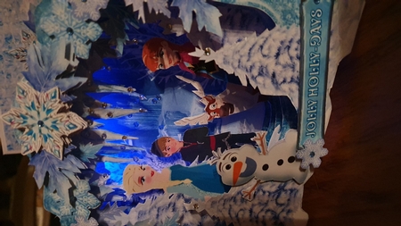  Snowflake Princess Shape the Scene 3D Card and Envelope Kit. by xt farr