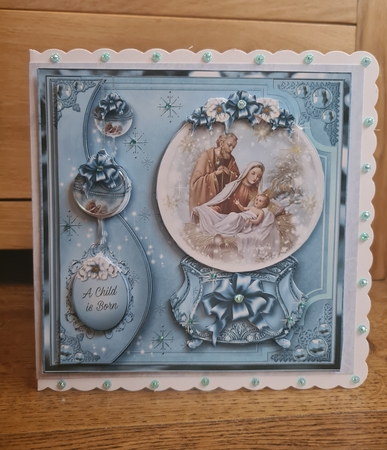 A Child is Born Christmas Globe Mini Kit-1 by xt farr