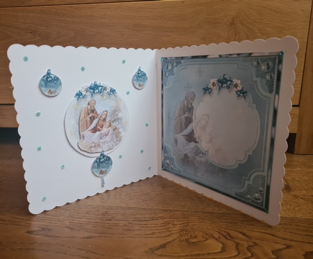 A Child is Born Christmas Globe Mini Kit-1 by xt farr
