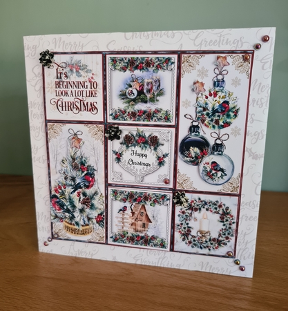 Rustic Christmas Collage Mini Page Kit    by xt farr