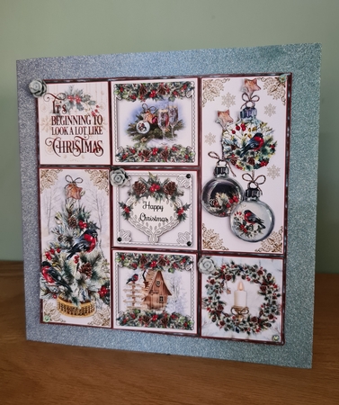 Rustic Christmas Collage Mini Page Kit    by xt farr