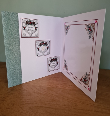 Rustic Christmas Collage Mini Page Kit    by xt farr