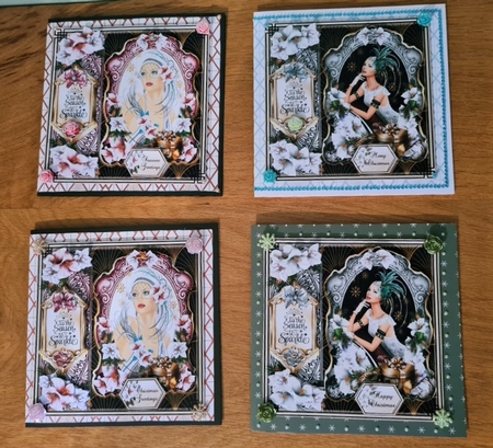 Bumper Kit of Festive Art Deco Mini Page Kits by xt farr