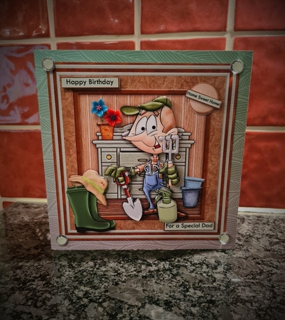 In the Garden Shed 8x8 Mini Kit, Ages & Decoupage by xt farr