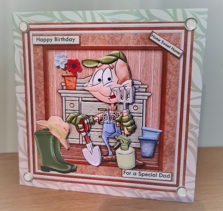 In the Garden Shed 8x8 Mini Kit, Ages & Decoupage by xt farr