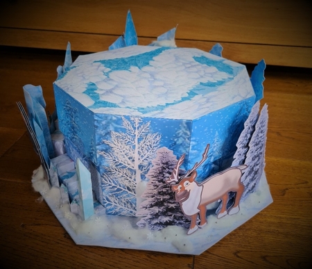Ice Castle #1 Large Gift/storage Box by xt farr